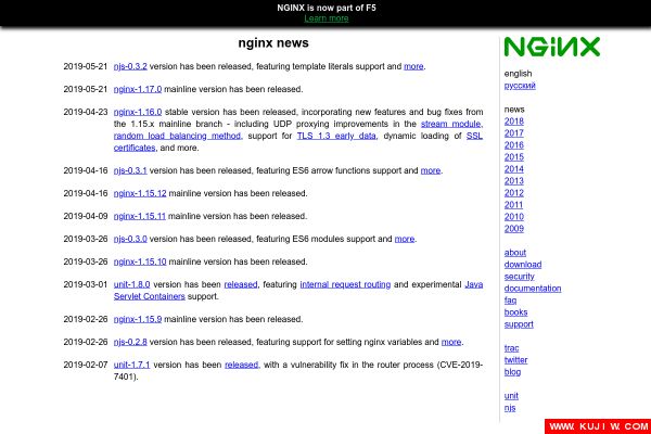 nginx服务器截图